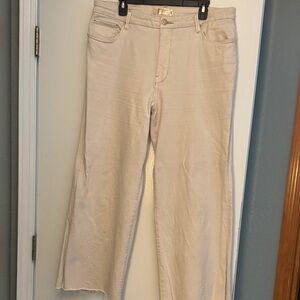 KUT Meg fab-Ab high rise wide leg crops